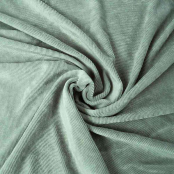 Fein Cordstrick hellgrün 150 cm breit
