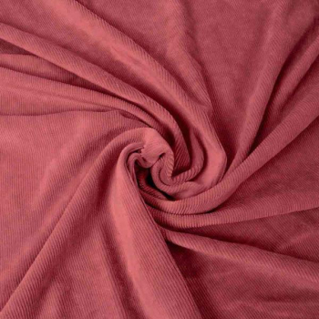 Fein Cordstrick rosa 150 cm breit