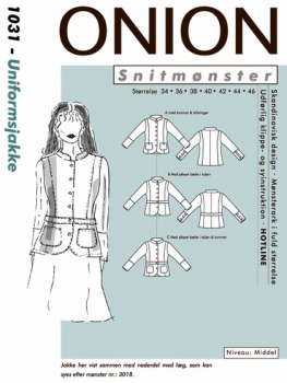 1031 Onion Schnittmuster Uniformsjacke Gr. 34-46