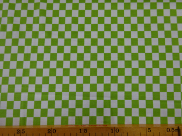 Jersey Digitaldruck Schachbrettmuster grün weiss Karromuster 160 cm