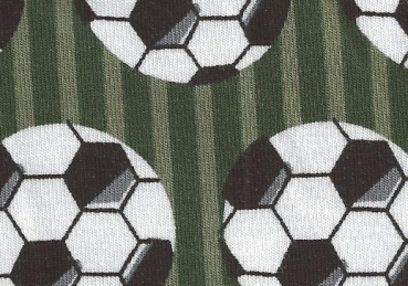 Jersey fodbold på grøn baggrund
