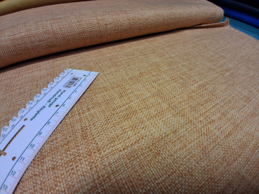 Möbelstoff Möbelbezugsstoff grob holzfarben 140 cm breit