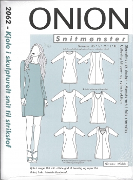 2062 Onion Schnittmuster Kleider für Strickstoffe Gr. XS-XL