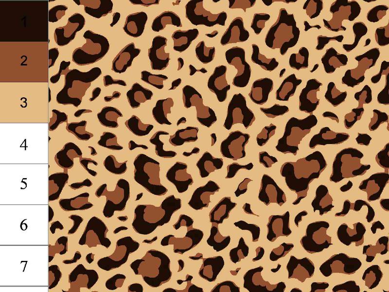  Jersey Digitaldruck Leopardenmuster 160 cm breit
