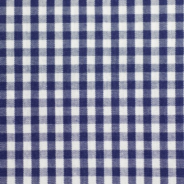 Baumwolle Carro dunkelblau weiß karriert 148cm breit Swafing Canstein