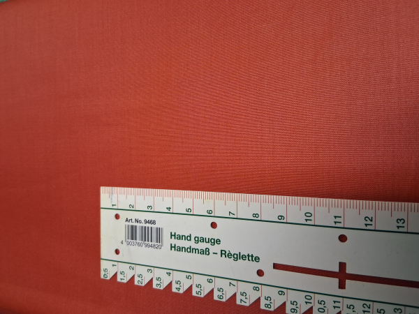 Tactel uni mittel orange 150cm breit