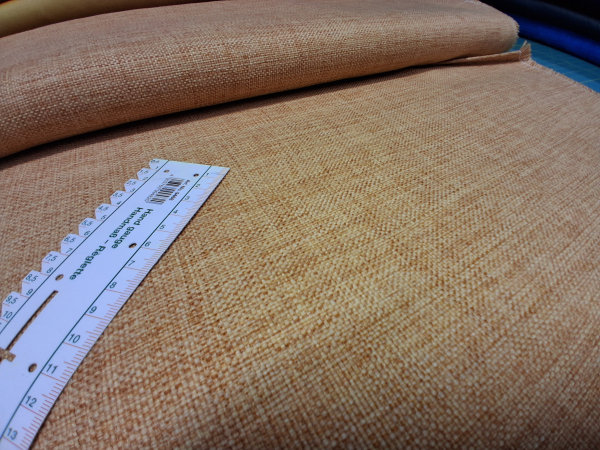 Möbelstoff Möbelbezugsstoff grob holzfarben 140 cm breit