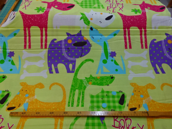 Baumwolle Lars bunte Tiere 160 cm breit Swafing