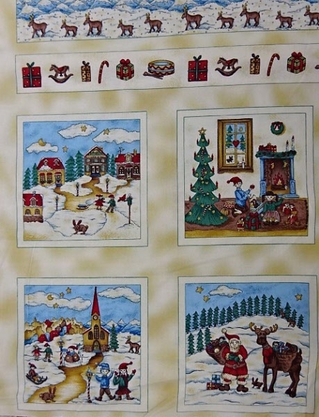 Julestof julestofpanel 60 cm bred 110 cm lang